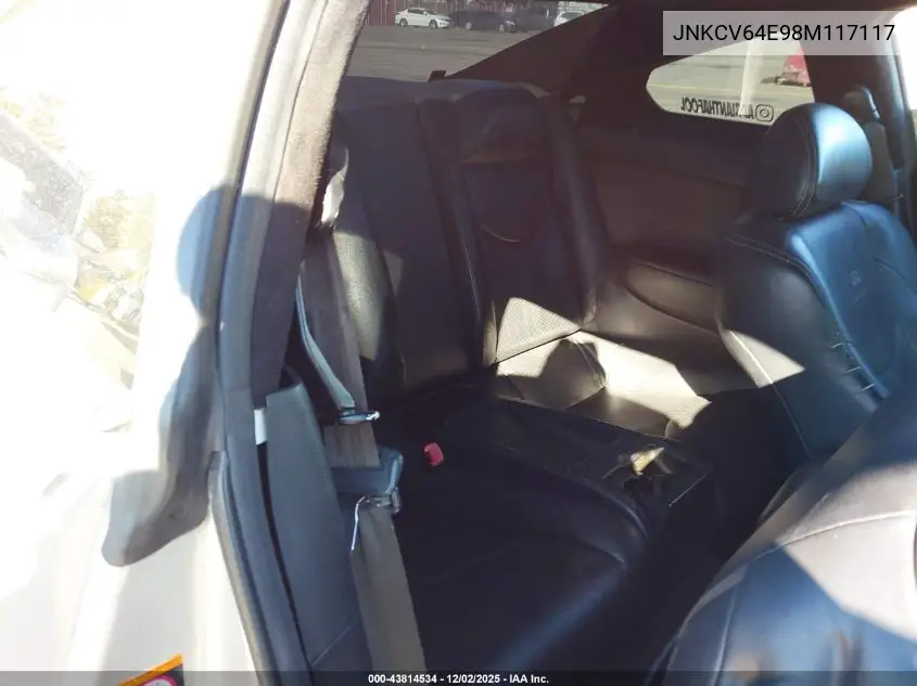 JNKCV64E98M117117 2008 Infiniti G37 Journey