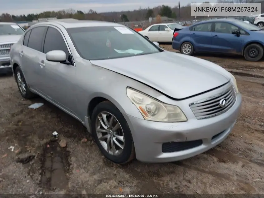 JNKBV61F68M267324 2008 Infiniti G35X