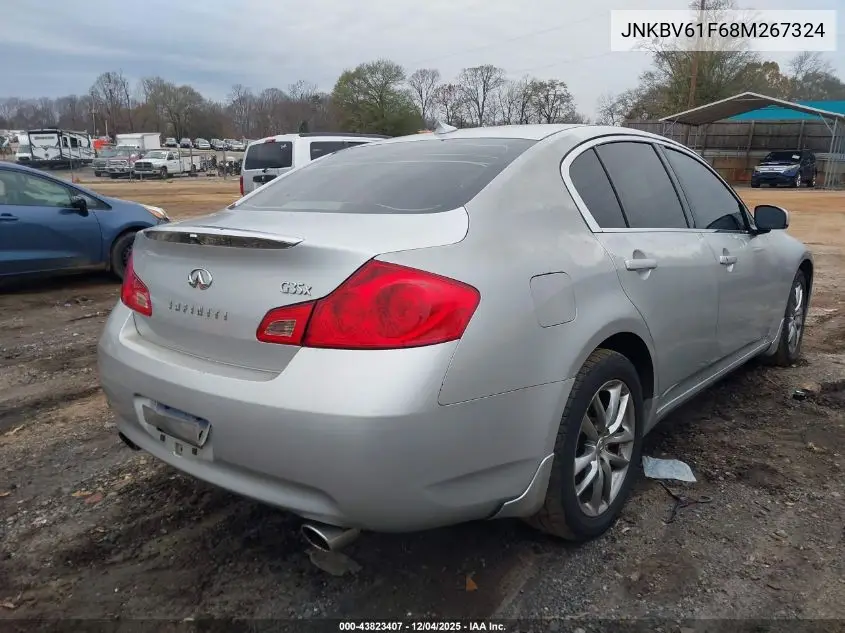 JNKBV61F68M267324 2008 Infiniti G35X