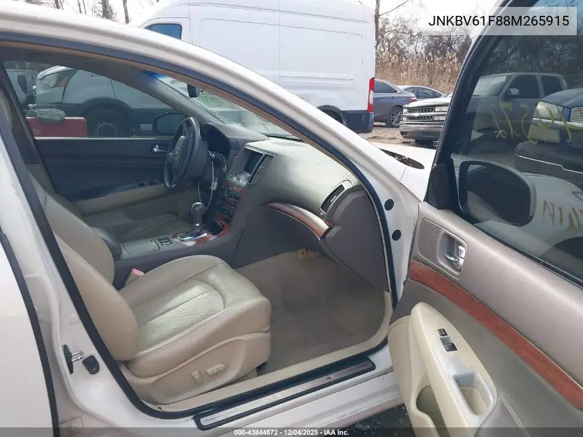 JNKBV61F88M265915 2008 Infiniti G35X
