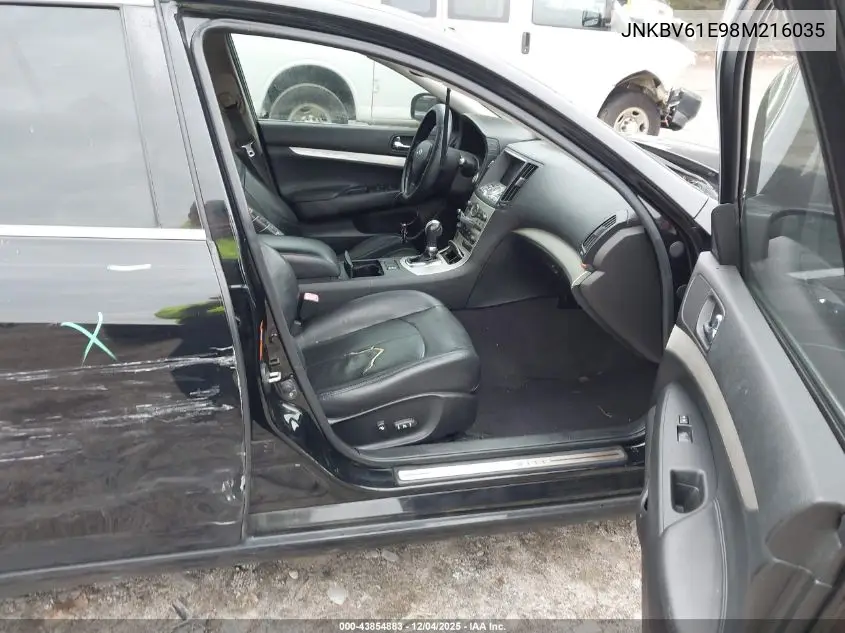 JNKBV61E98M216035 2008 Infiniti G35 Journey
