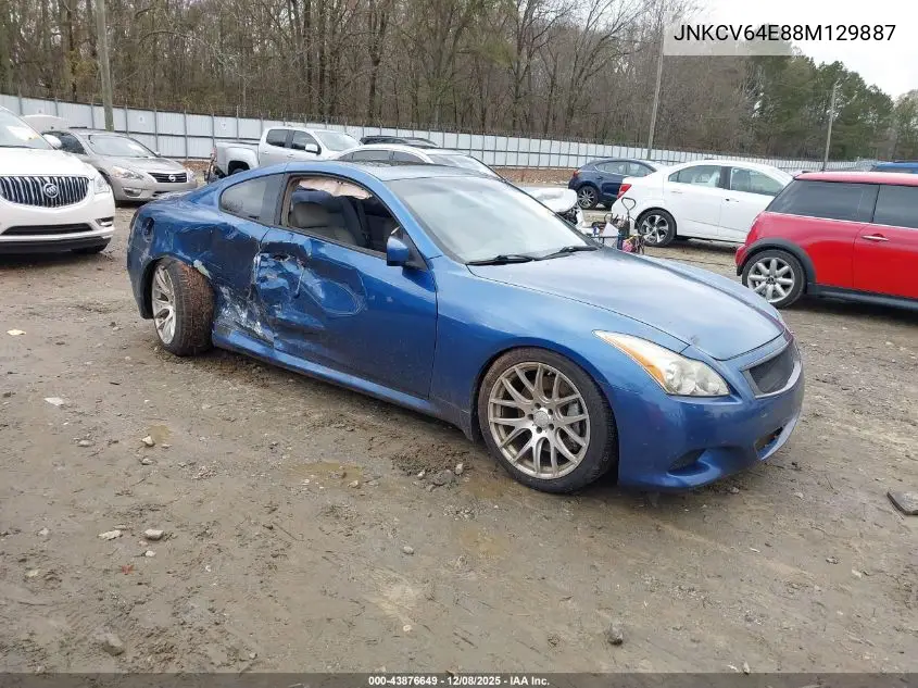 JNKCV64E88M129887 2008 Infiniti G37 Sport