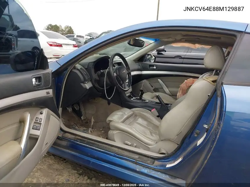 JNKCV64E88M129887 2008 Infiniti G37 Sport