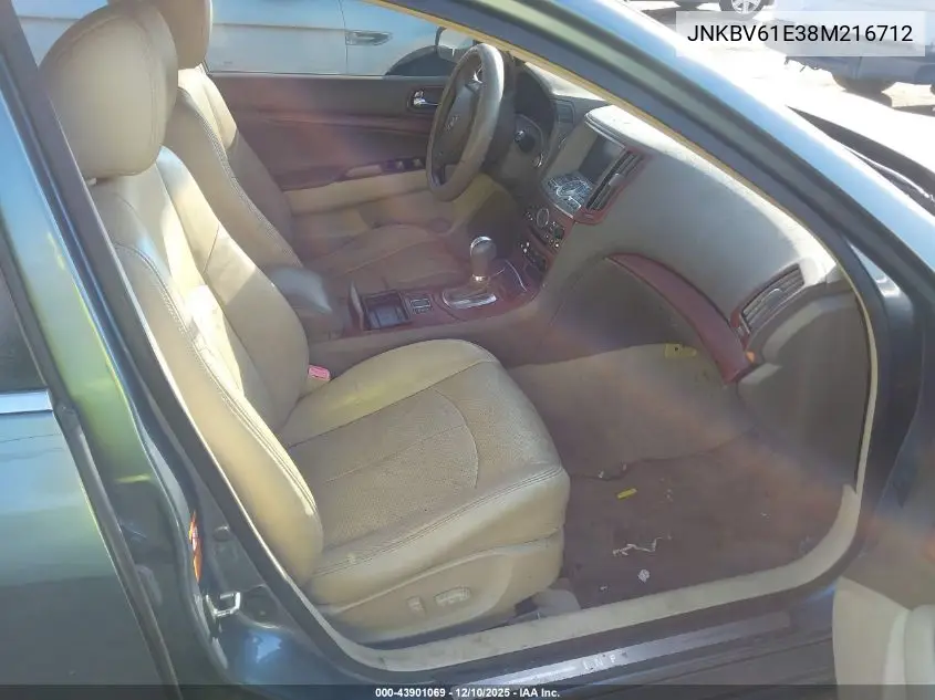 JNKBV61E38M216712 2008 Infiniti G35 Journey