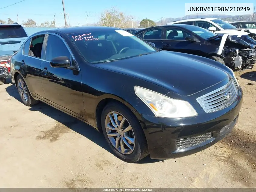 JNKBV61E98M210249 2008 Infiniti G35 Journey