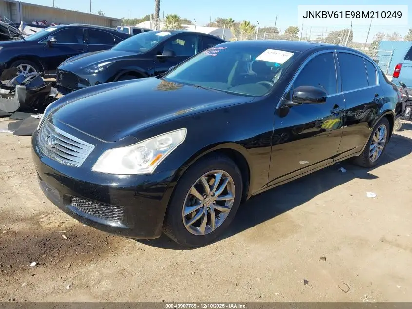 JNKBV61E98M210249 2008 Infiniti G35 Journey