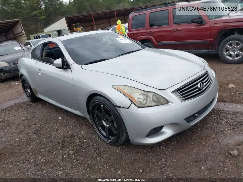 JNKCV64E78M105628 2008 Infiniti G37 Journey/Sport