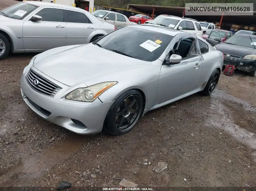 JNKCV64E78M105628 2008 Infiniti G37 Journey/Sport