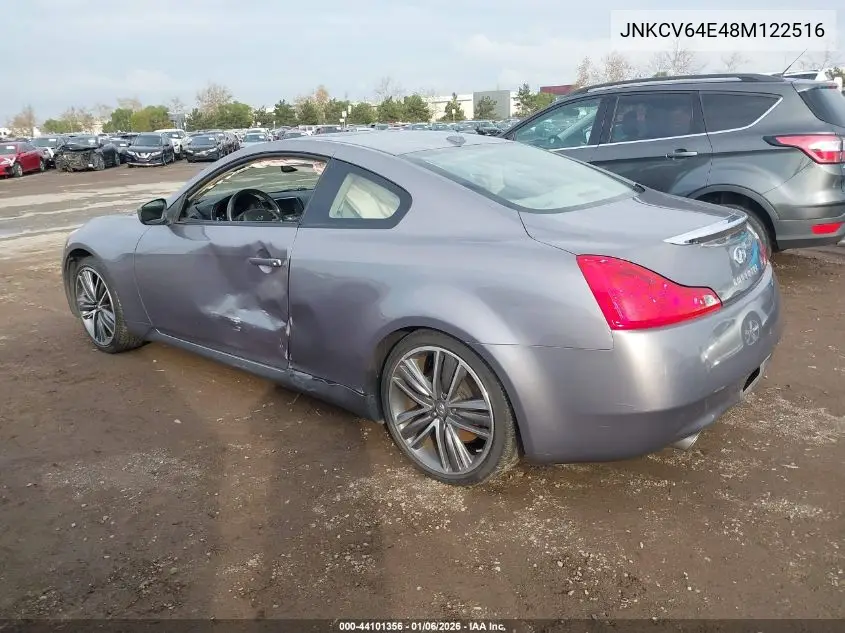 JNKCV64E48M122516 2008 Infiniti G37 Journey