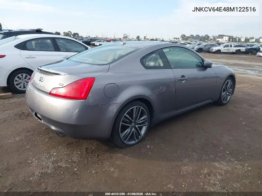 JNKCV64E48M122516 2008 Infiniti G37 Journey