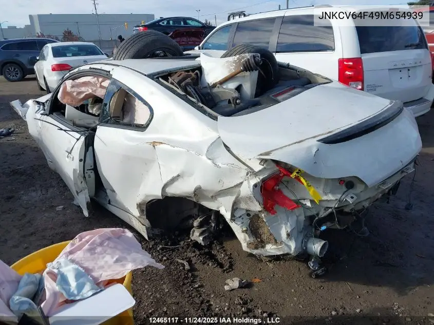 JNKCV64F49M654939 2009 Infiniti G37X