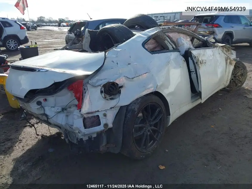 JNKCV64F49M654939 2009 Infiniti G37X