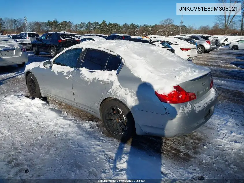 JNKCV61E89M305021 2009 Infiniti G37 Journey