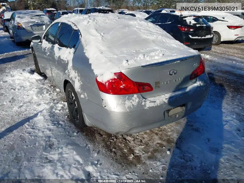 JNKCV61E89M305021 2009 Infiniti G37 Journey
