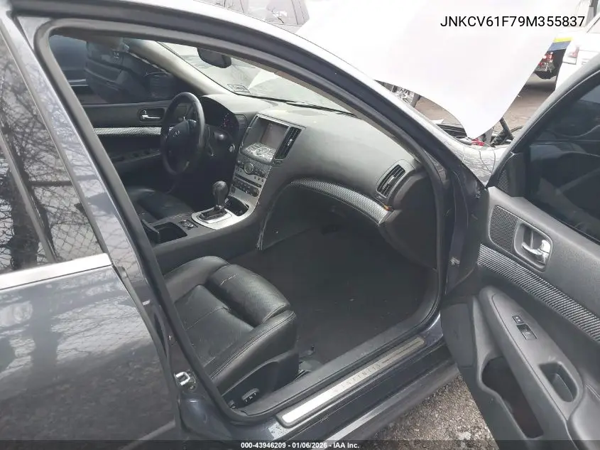 JNKCV61F79M355837 2009 Infiniti G37X