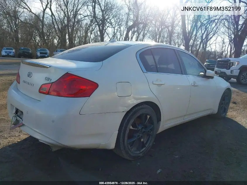 JNKCV61F89M352199 2009 Infiniti G37X