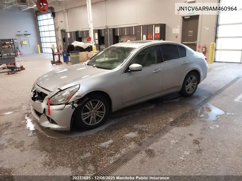 JN1CV6AR9AM460964 2010 Infiniti G37X