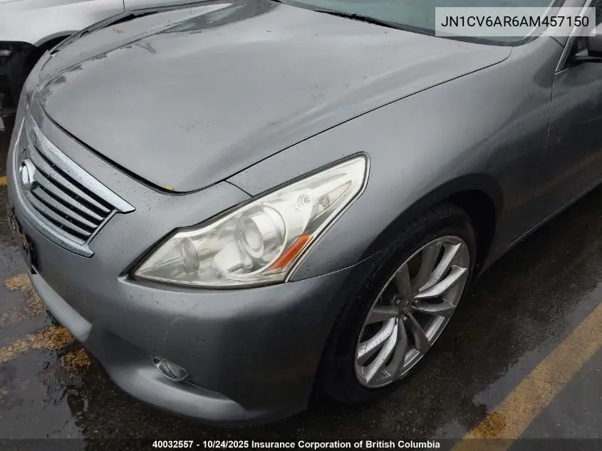JN1CV6AR6AM457150 2010 Infiniti G37