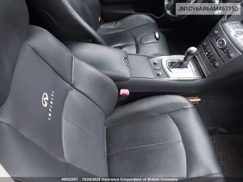 JN1CV6AR6AM457150 2010 Infiniti G37