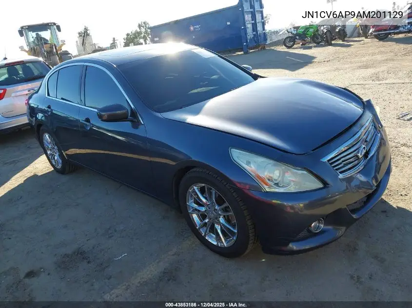 JN1CV6AP9AM201129 2010 Infiniti G37 Journey