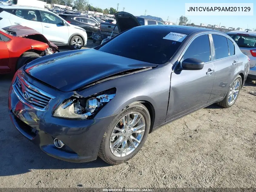 JN1CV6AP9AM201129 2010 Infiniti G37 Journey