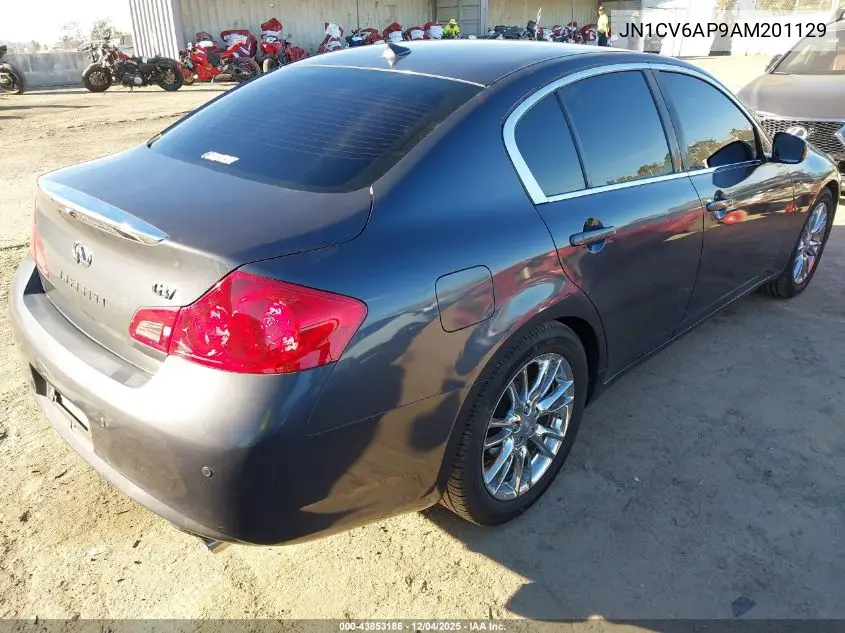 JN1CV6AP9AM201129 2010 Infiniti G37 Journey