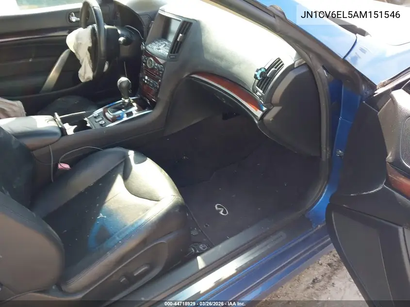 JN1CV6EL5AM151546 2010 Infiniti G37X