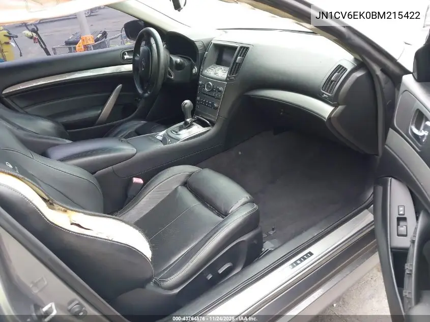 JN1CV6EK0BM215422 2011 Infiniti G37 Journey