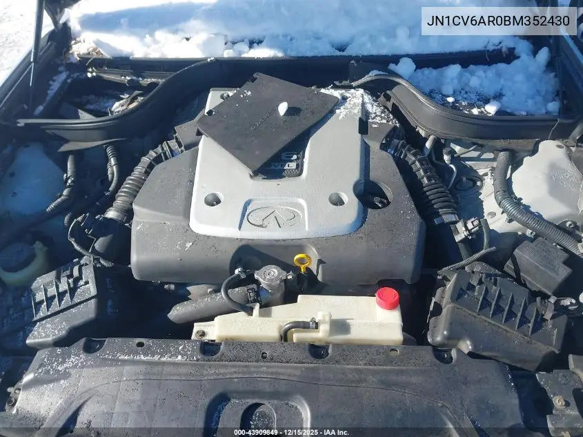 JN1CV6AR0BM352430 2011 Infiniti G37X