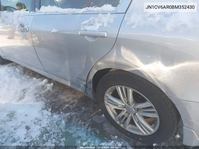 JN1CV6AR0BM352430 2011 Infiniti G37X