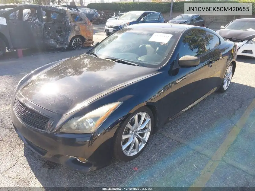 JN1CV6EK5CM420655 2012 Infiniti G37 Journey