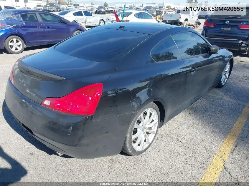 JN1CV6EK5CM420655 2012 Infiniti G37 Journey