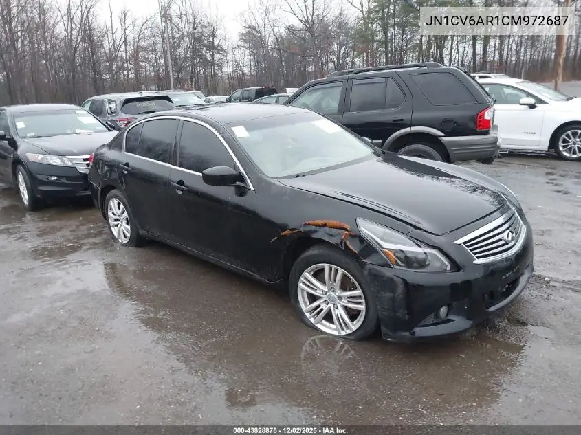JN1CV6AR1CM972687 2012 Infiniti G37X