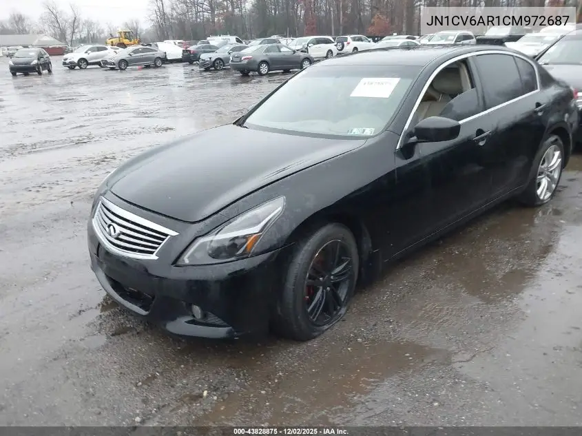 JN1CV6AR1CM972687 2012 Infiniti G37X