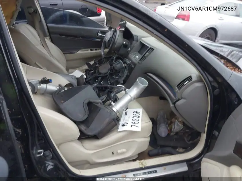 JN1CV6AR1CM972687 2012 Infiniti G37X