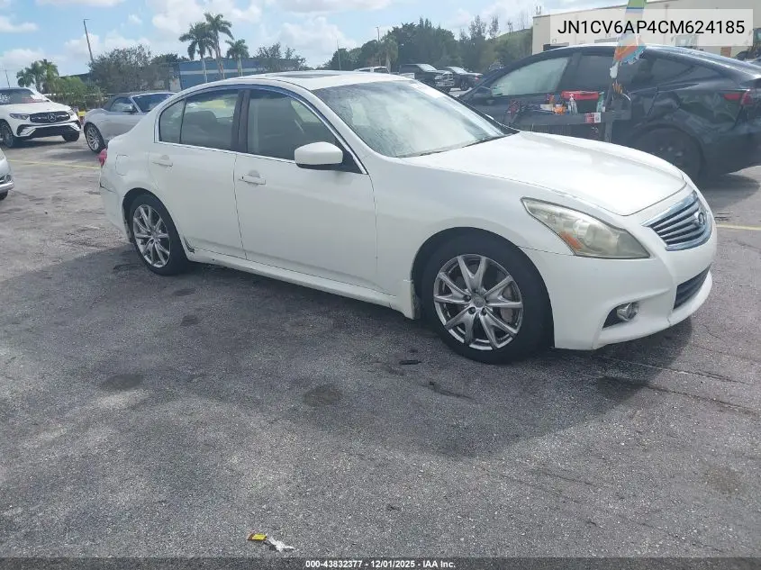 JN1CV6AP4CM624185 2012 Infiniti G37 Journey