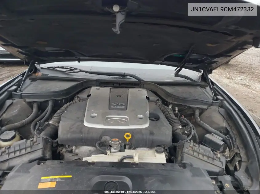 JN1CV6EL9CM472332 2012 Infiniti G37X
