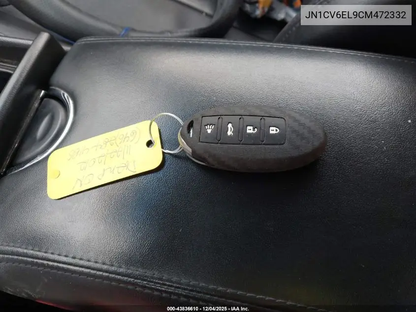 JN1CV6EL9CM472332 2012 Infiniti G37X