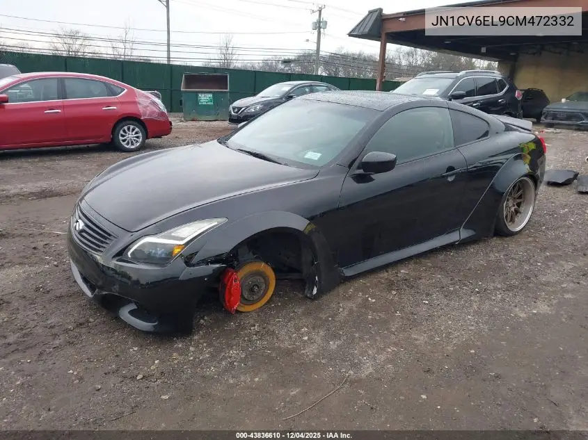 JN1CV6EL9CM472332 2012 Infiniti G37X