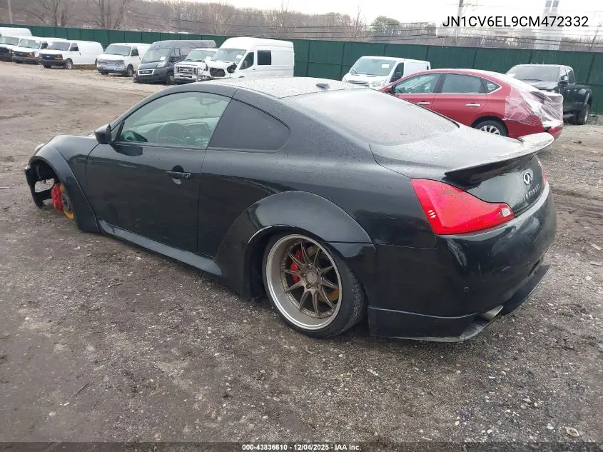 JN1CV6EL9CM472332 2012 Infiniti G37X