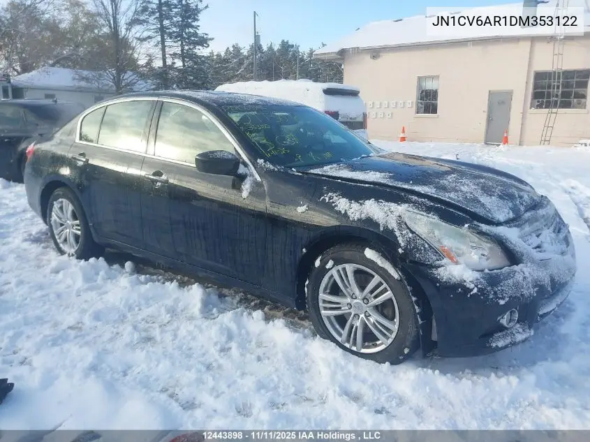 JN1CV6AR1DM353122 2013 Infiniti G37