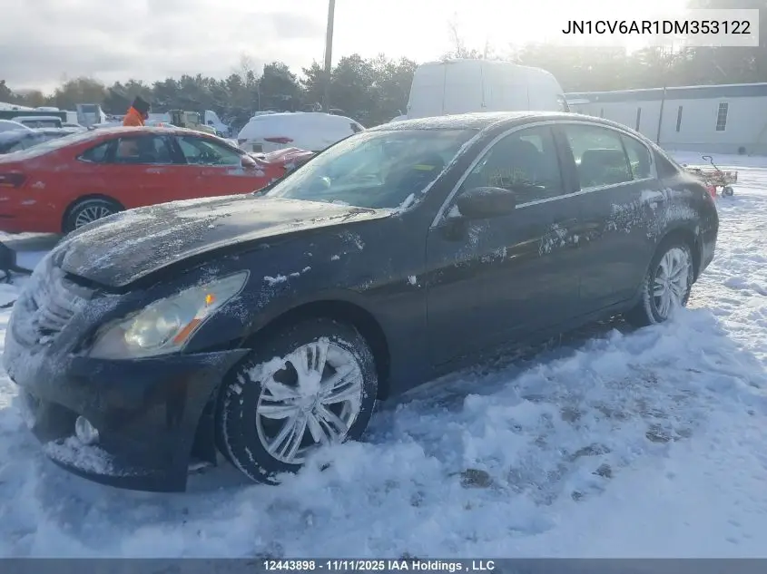 JN1CV6AR1DM353122 2013 Infiniti G37