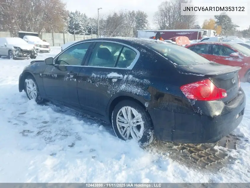 JN1CV6AR1DM353122 2013 Infiniti G37