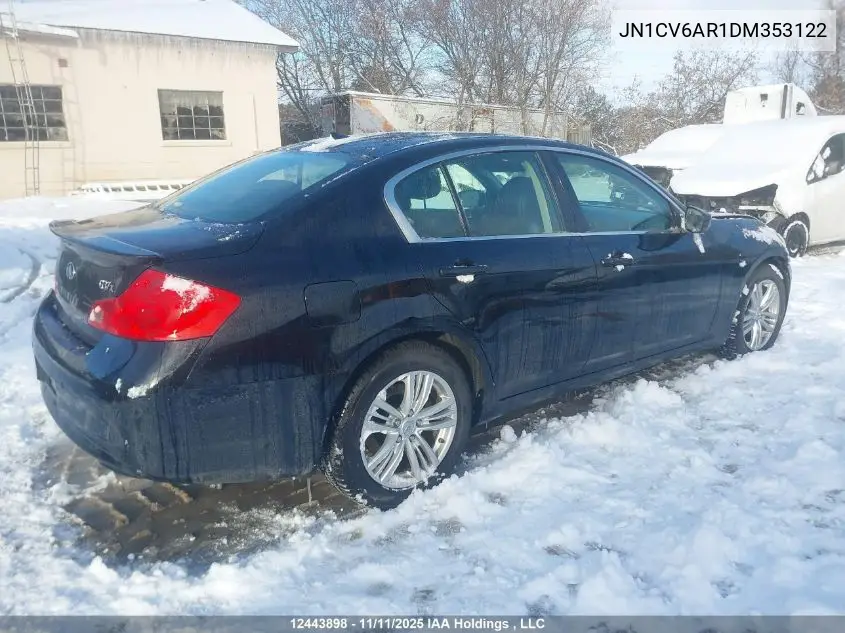 JN1CV6AR1DM353122 2013 Infiniti G37