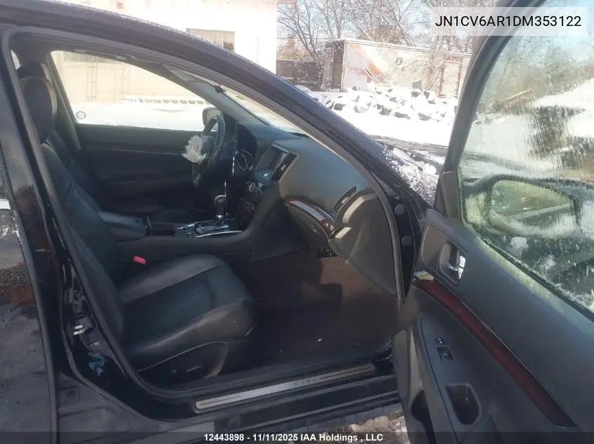 JN1CV6AR1DM353122 2013 Infiniti G37