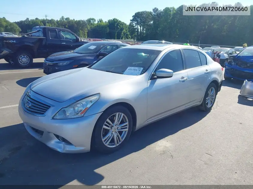 JN1CV6AP4DM720660 2013 Infiniti G37 Journey