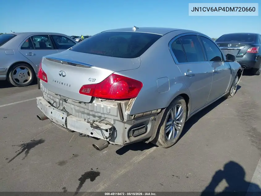 JN1CV6AP4DM720660 2013 Infiniti G37 Journey