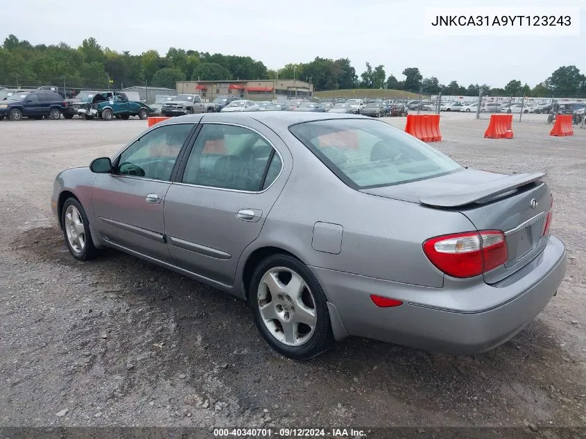 JNKCA31A9YT123243 2000 Infiniti I30 Luxury/Touring