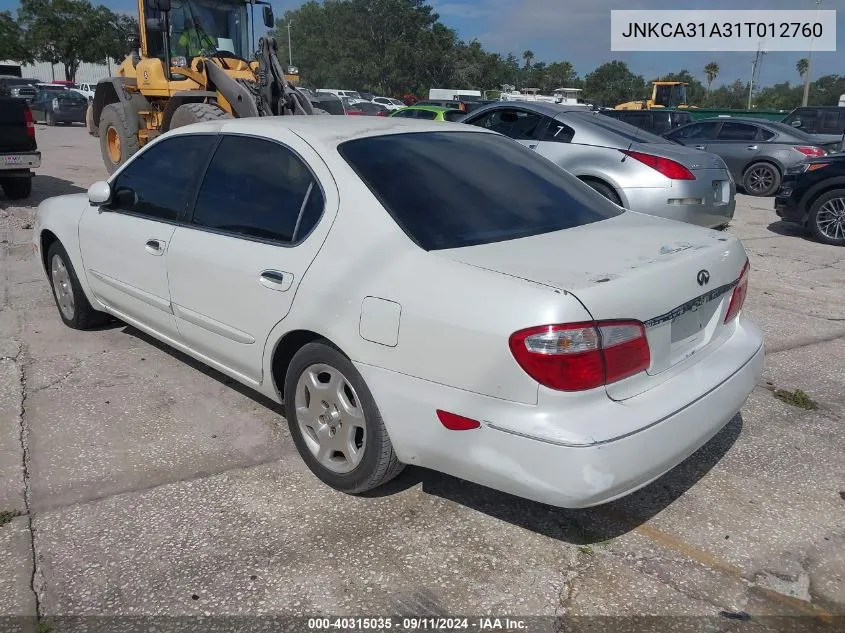 JNKCA31A31T012760 2001 Infiniti I30 Luxury