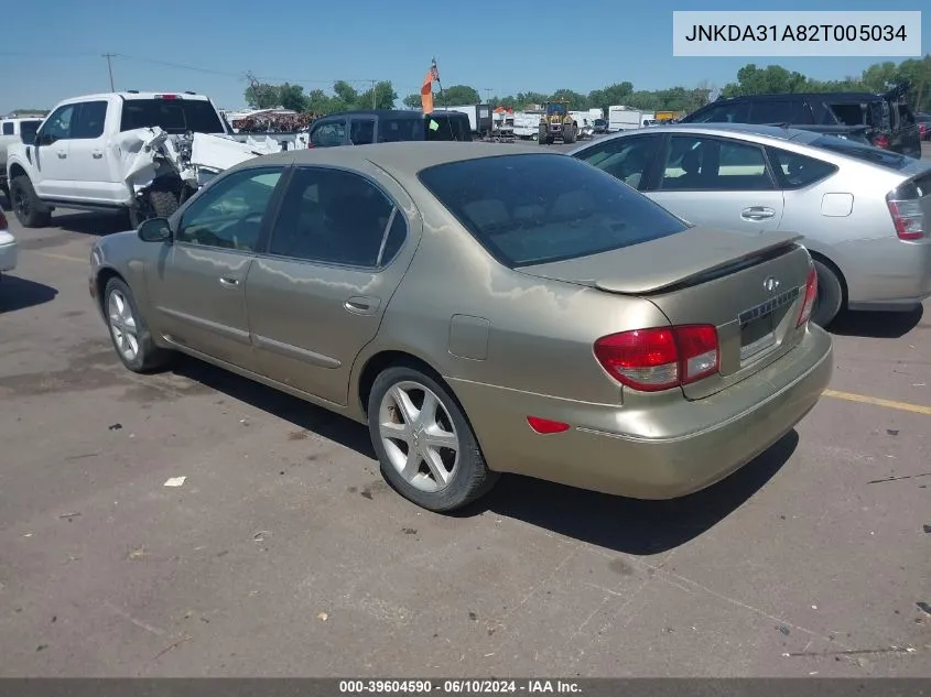 JNKDA31A82T005034 2002 Infiniti I35 Luxury